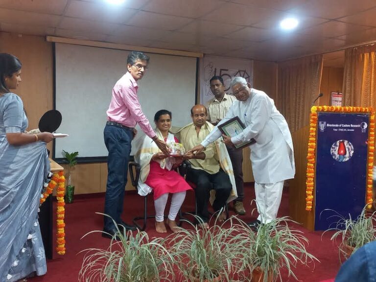 Award ceremony at ICAR
